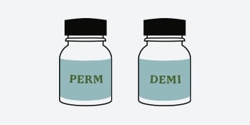 Video explaining demi permanent vs. permanent hair color