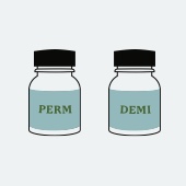 Video explaining demi permanent vs. permanent hair color